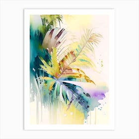 Guna Yala Panama Watercolour Pastel Tropical Destination Art Print