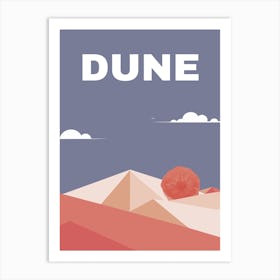 Dune travel poster 1 Art Print