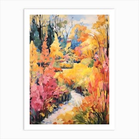 Autumn Gardens Painting Matthaei Botanical Gardens Usa 2 Art Print