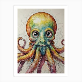 Octopus 19 Art Print