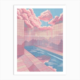 Pink Clouds In The Sky 7 Art Print