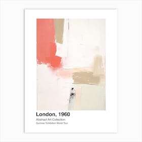 World Tour Exhibition, Abstract Art, London, 1960 4 Art Print
