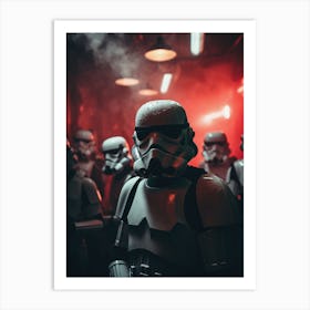 Stormtroopers In The Club Art Print