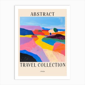 Abstract Travel Collection Poster Jordan 5 Art Print