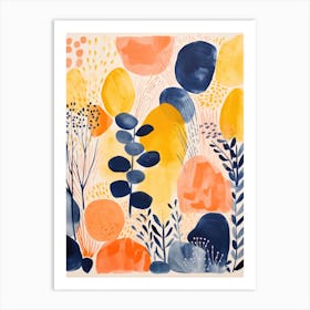 Abstract Watercolor Painting 14 Art Print