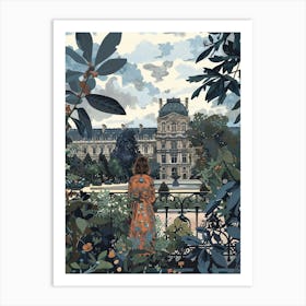 In The Garden Tuileries Garden France 3 Art Print