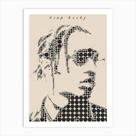 Asap Rocky Minimal Art Print