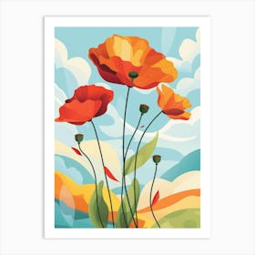 Poppies 65 Art Print