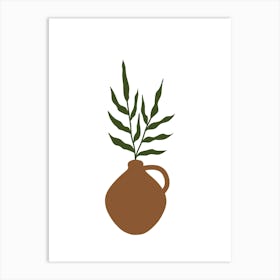 Plant In A Pot 4 Art Print