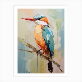 Bird Painting Kingfisher 1 Art Print