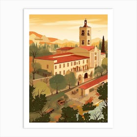 Guadalajara Mexico Illustration 2 Art Print