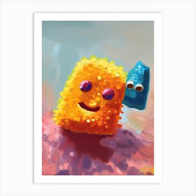 Scrub Daddy Sponge Oil Painting 1 Art Print