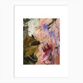 Flower immersion Art Print