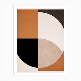 'Circle' Mid Century Art Print