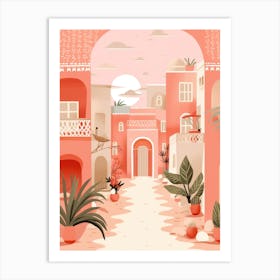 Mediterranean Village Art Print