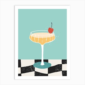 Colorful Cocktail Print Art Print