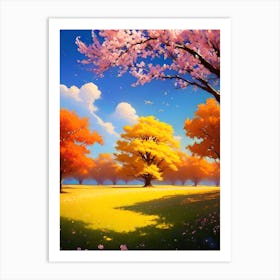 Cherry Blossoms 5 Art Print