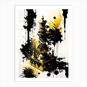 Chess King Art Print