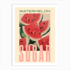 Harry Styles Watermelon Sugar Fruit Poster Art Print