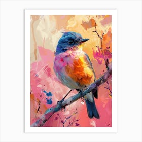 Bird On A Branch 3 Art Print