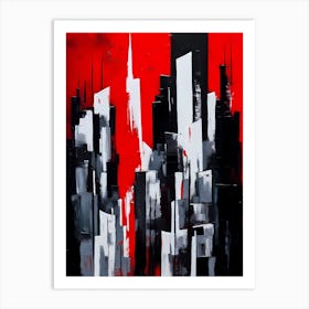 Red City II Art Print