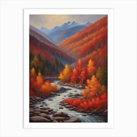 Autumn In The Mountains 3 Art Print