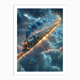 Train In The Sky 6 Art Print