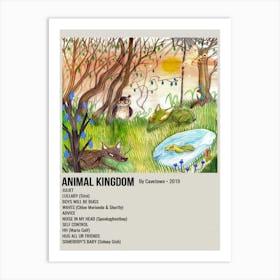 Animal Kingdom By Cavetown Album Cover Canvas Poster Art Print