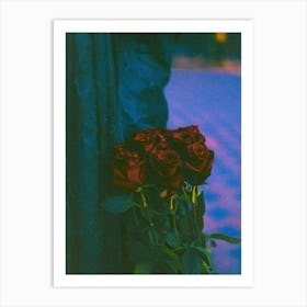 Roses are blue Art Print