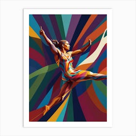 Olympic Athlete Art Print