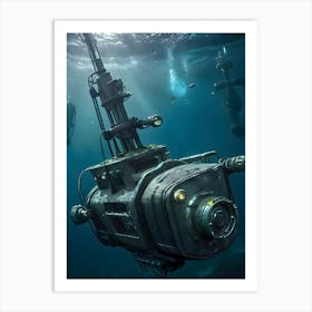 USO: A Very Very Strange Sea-Reimagined 51 Art Print