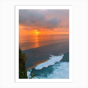 Sunset In Bali Art Print