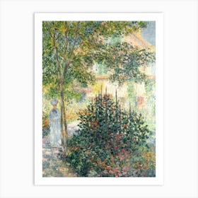 Claude Monet'S Garden 7 Art Print