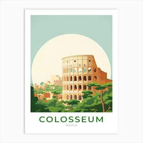 Rome Colosseum Travel Art Print