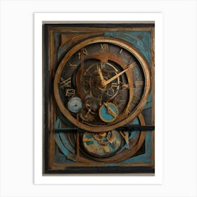 Clock Art Print