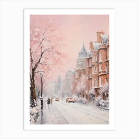 Dreamy Winter Painting London United Kingdom 8 Art Print