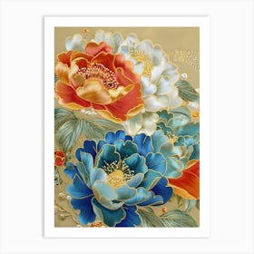 Chinese Flower Painting 8 Art Print