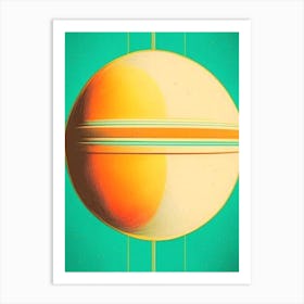 Uranus Vintage Sketch Space Art Print