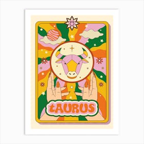 Zodiac Taurus Art Print