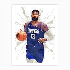 Paul George La Clippers Art Print