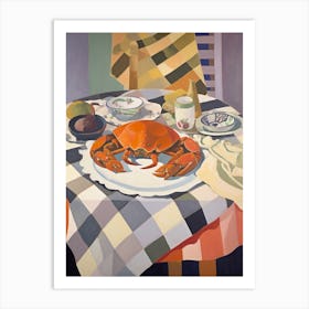 Crab 2 Still Life Painting Art Print