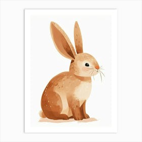 Havana Rabbit Kids Illustration 2 Art Print