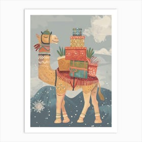 Christmas Camel Art Print