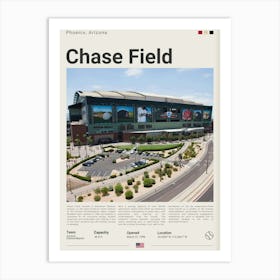 Baseball - Arizona Diamondbacks - Chase Field 1 Art Print