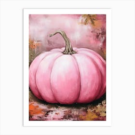 Pink Pumpkin 10 Art Print