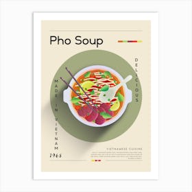 Pho Soup 1 Art Print