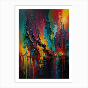 Abstract Painting 120 Art Print