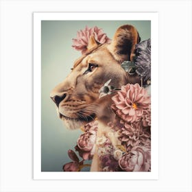 Portrait Of A Lion 2 Art Print