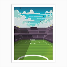 Soccer Stadium Art Print