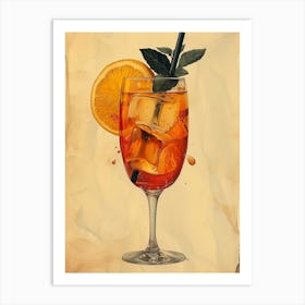 Aperol Spritz Art Print 360 Art Print